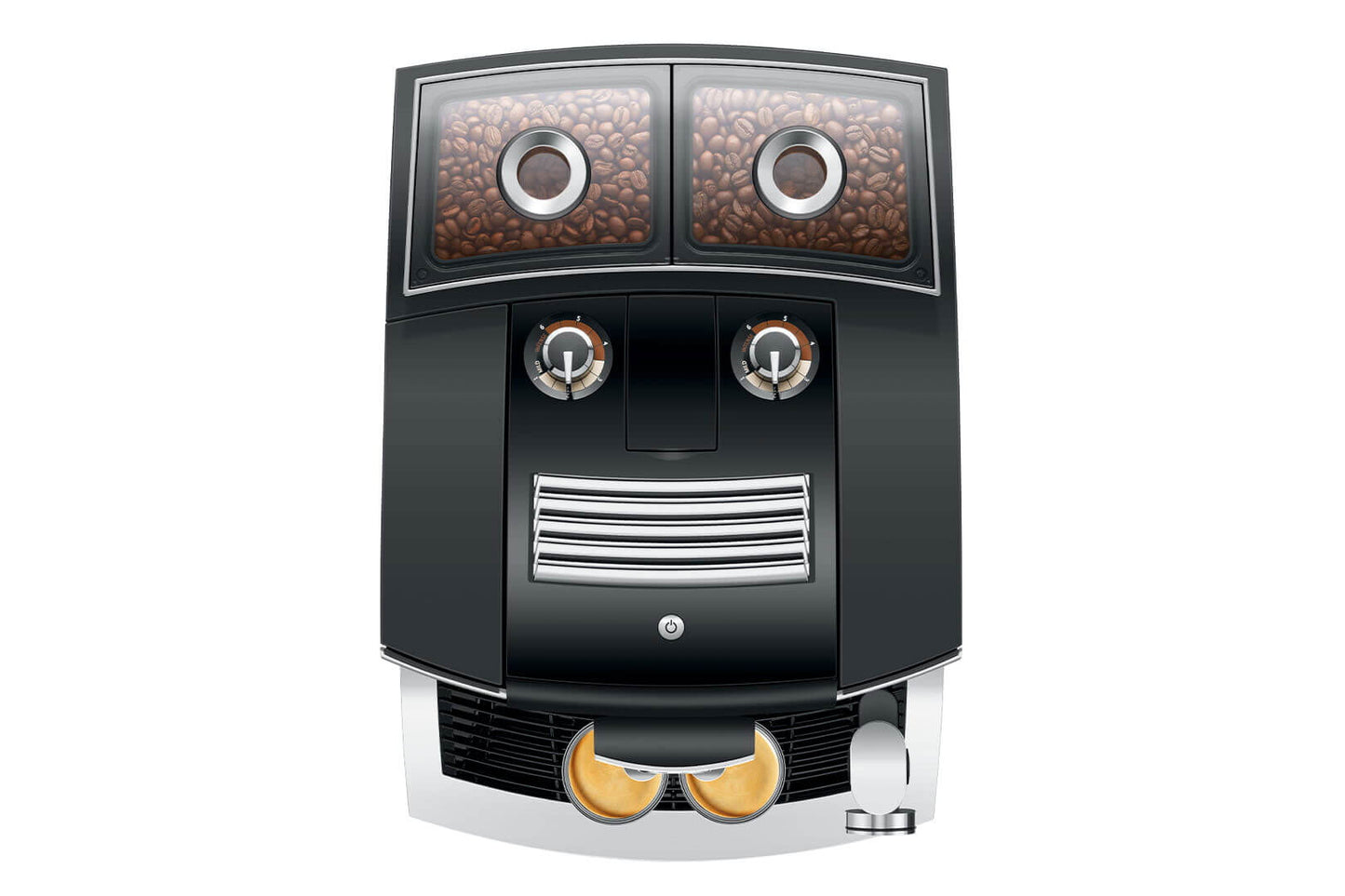 JURA J8 Twin 15659 Diamond Black Bean-to-Cup Coffee Machine