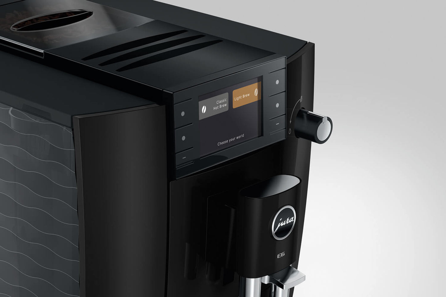 JURA E6 15805 Piano Black Bean-to-Cup Coffee Machine