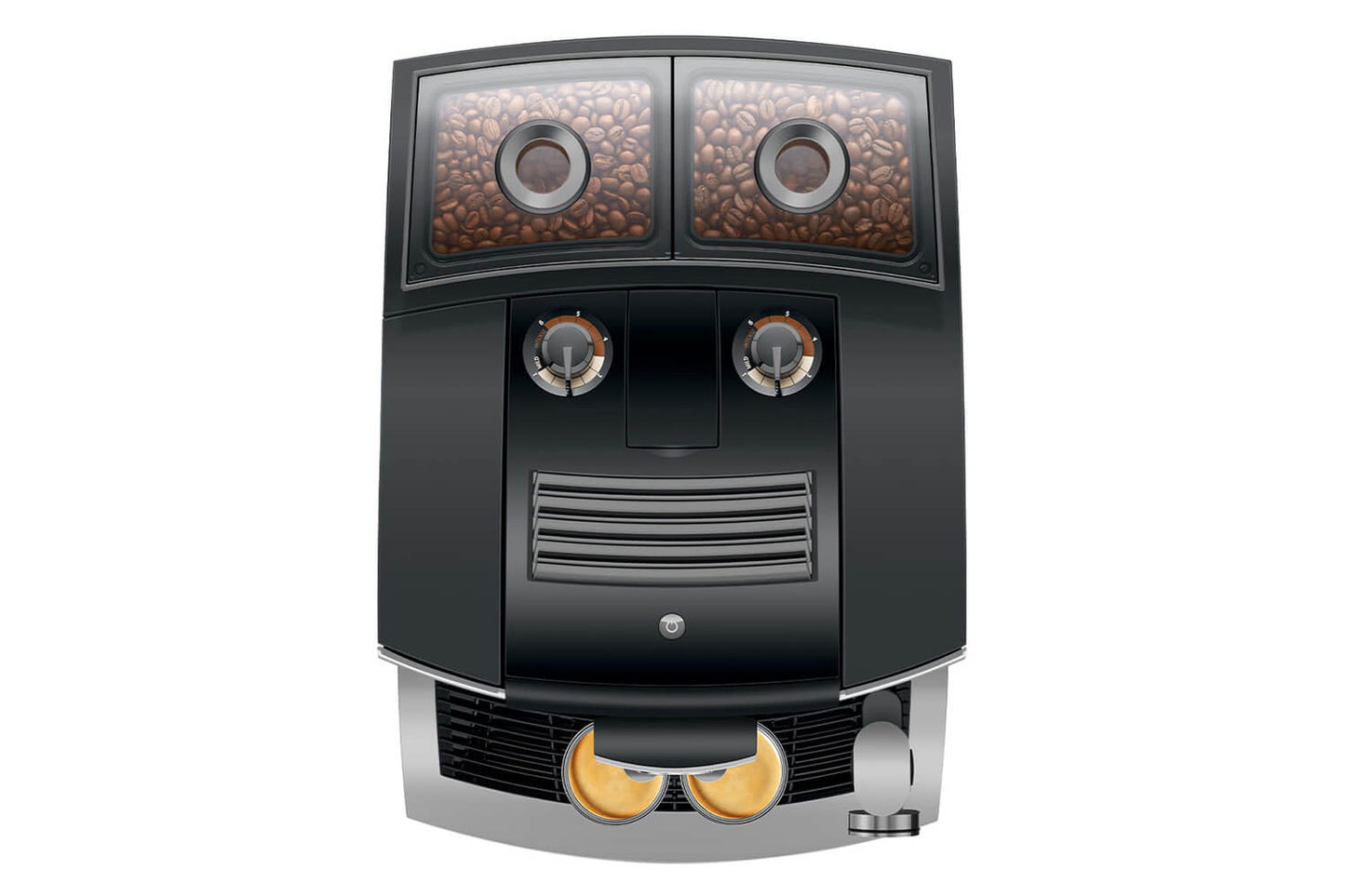 JURA J10 Twin 15723 Diamond Onyx Bean-to-Cup Coffee Machine