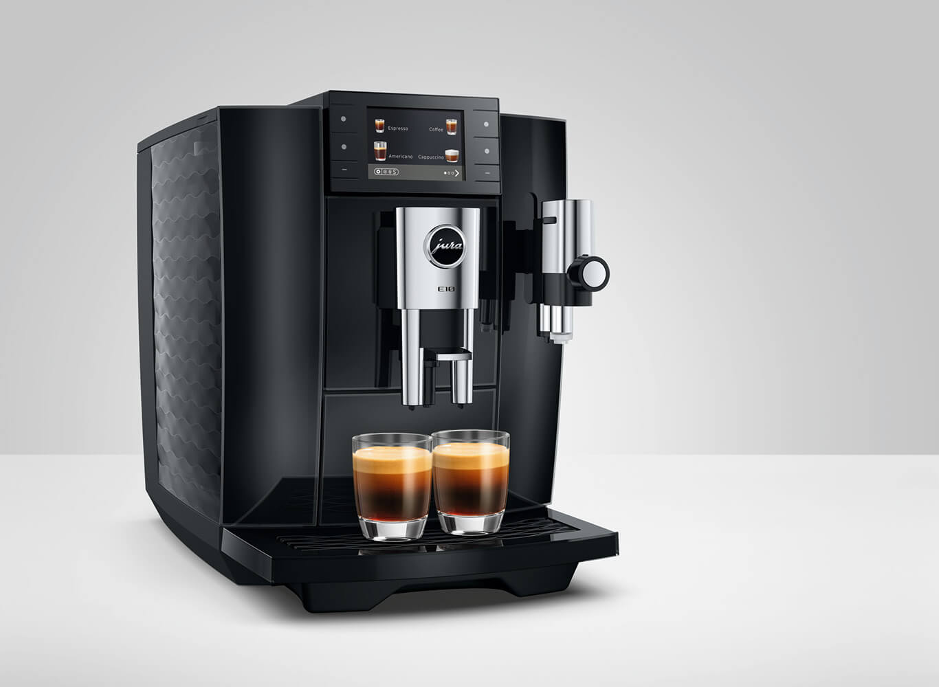 JURA E10 15855 Black Bean-to-Cup Coffee Machine