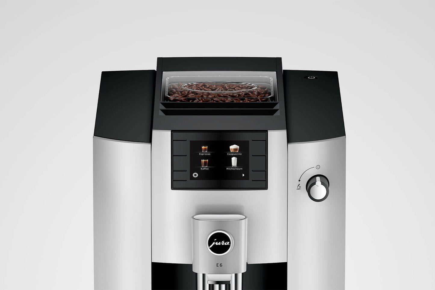 JURA E6 15467 Platinum Bean-to-Cup Coffee Machine
