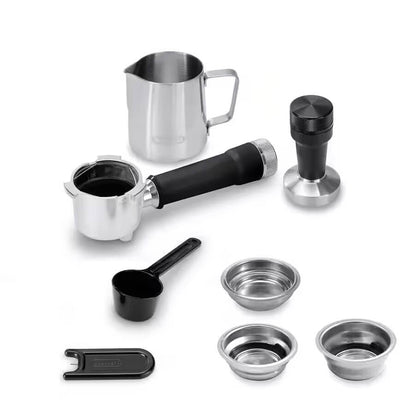 De'Longhi Dedica Duo EC890.M Manual Espresso Coffee Machine - Silver