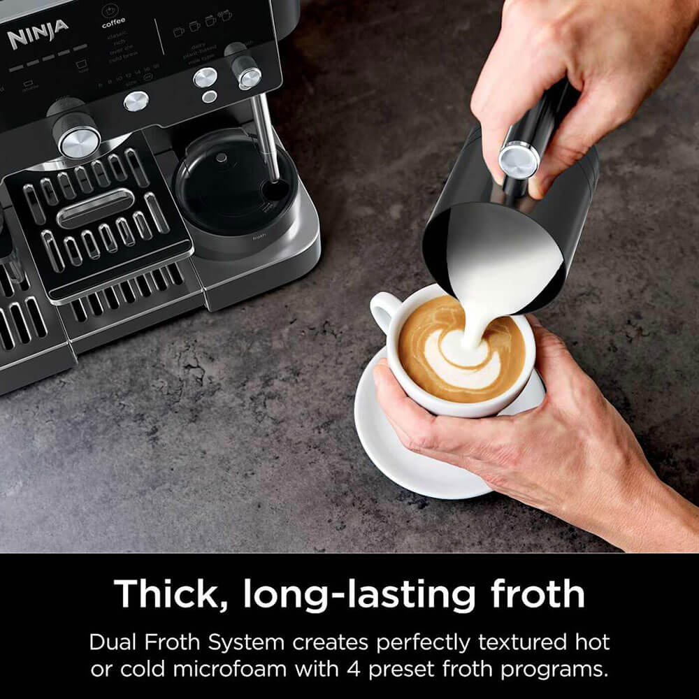 Ninja Luxe Café Premier Espresso Machine ES601UKBK - Black