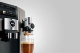 JURA J8 15556 Midnight Silver Bean-to-Cup Coffee Machine