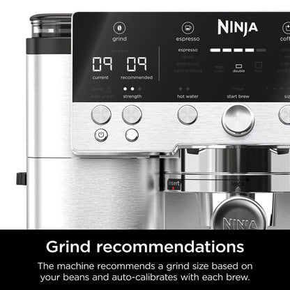 Ninja Luxe Café Premier Espresso Machine ES601UK - Silver