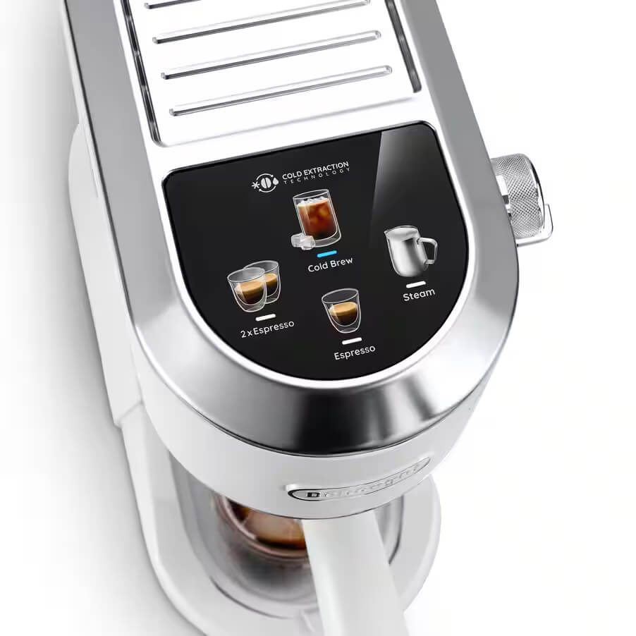De'Longhi Dedica Duo EC890.WI Manual Espresso Coffee Machine - White