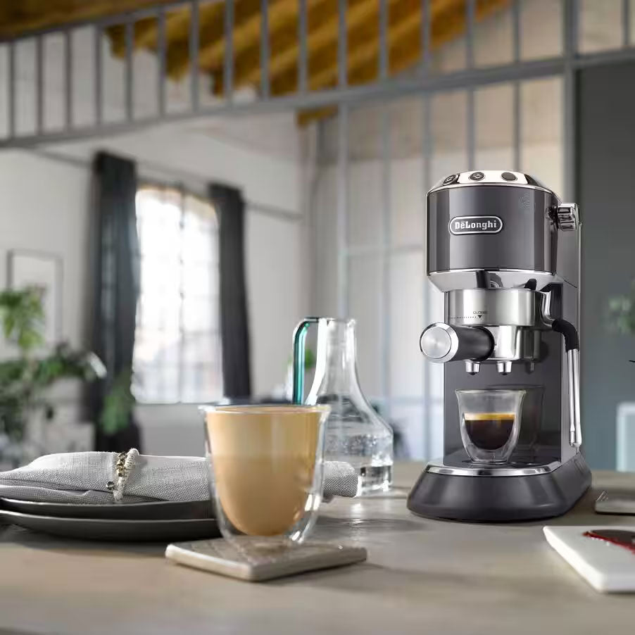 DeLonghi DEDICA Arte EC885J 約半年使用 De'Longhi Dedica Arte EC885.GY Manual Espresso Coffee Machine