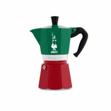 Bialetti Moka Express Tricolore Italia Stovetop Coffee Maker
