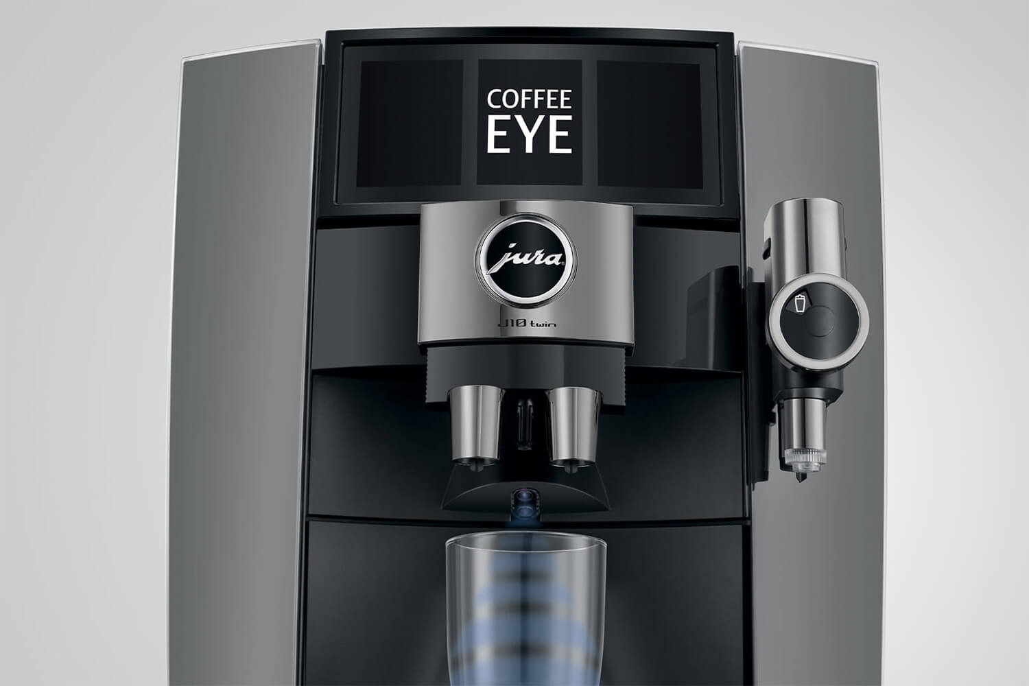 JURA J10 Twin 15723 Diamond Onyx Bean-to-Cup Coffee Machine