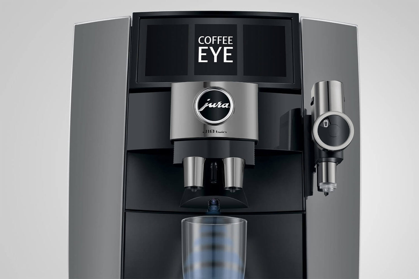 JURA J10 Twin 15723 Diamond Onyx Bean-to-Cup Coffee Machine