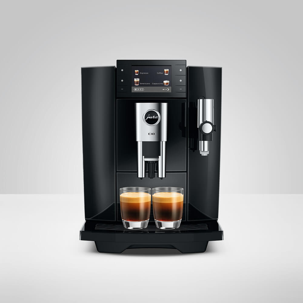 JURA E10 15855 Black Bean-to-Cup Coffee Machine