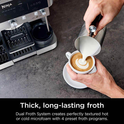 Ninja Luxe Café Premier Espresso Machine ES601UK - Silver