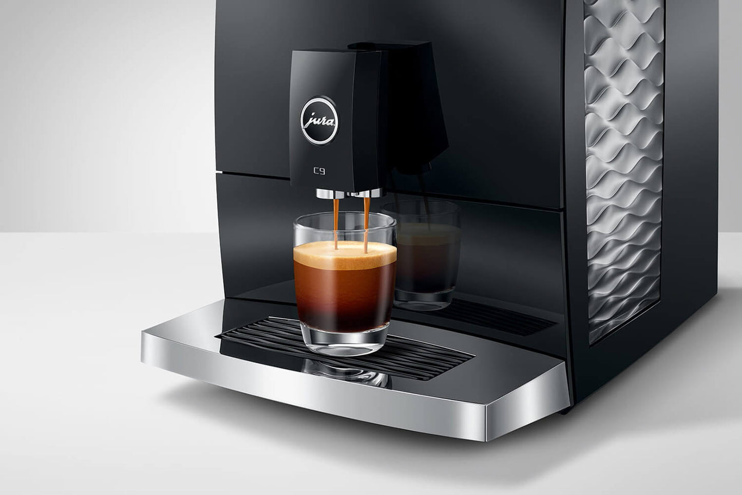 JURA C9 15757 Piano Black INTA Bean-to-Cup Coffee Machine