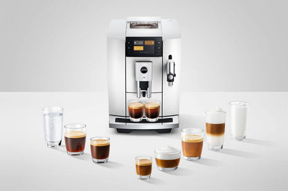 JURA E8 15841 Piano White Bean-to-Cup Coffee Machine