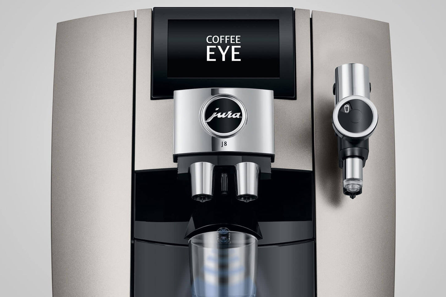 JURA J8 15556 Midnight Silver Bean-to-Cup Coffee Machine