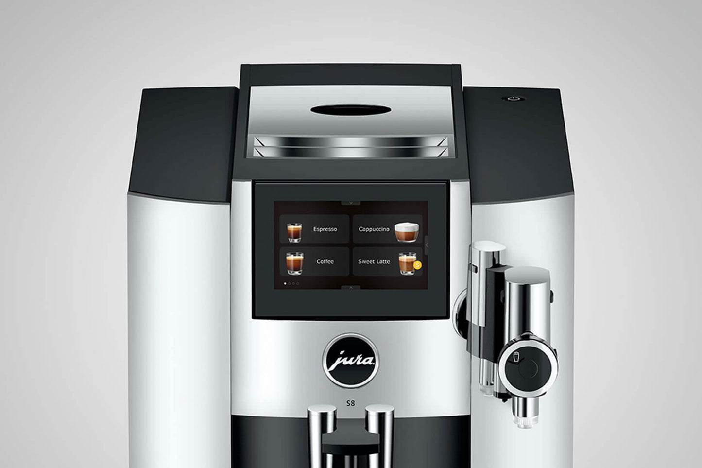 JURA S8 15651 Chrome Bean-to-Cup Coffee Machine