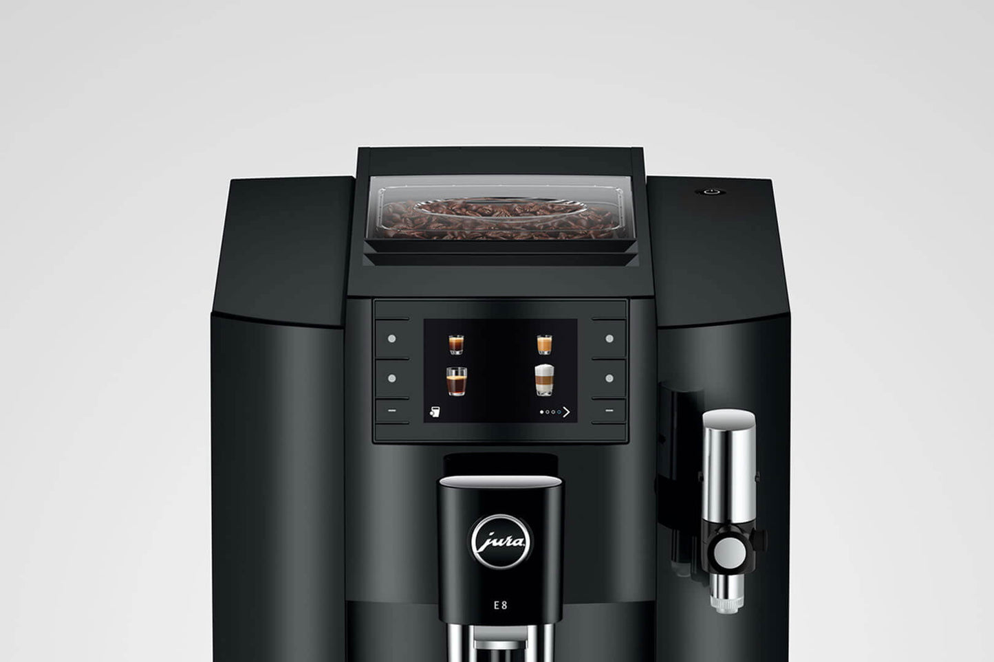 JURA E8 15661 Piano Black Bean-to-Cup Coffee Machine