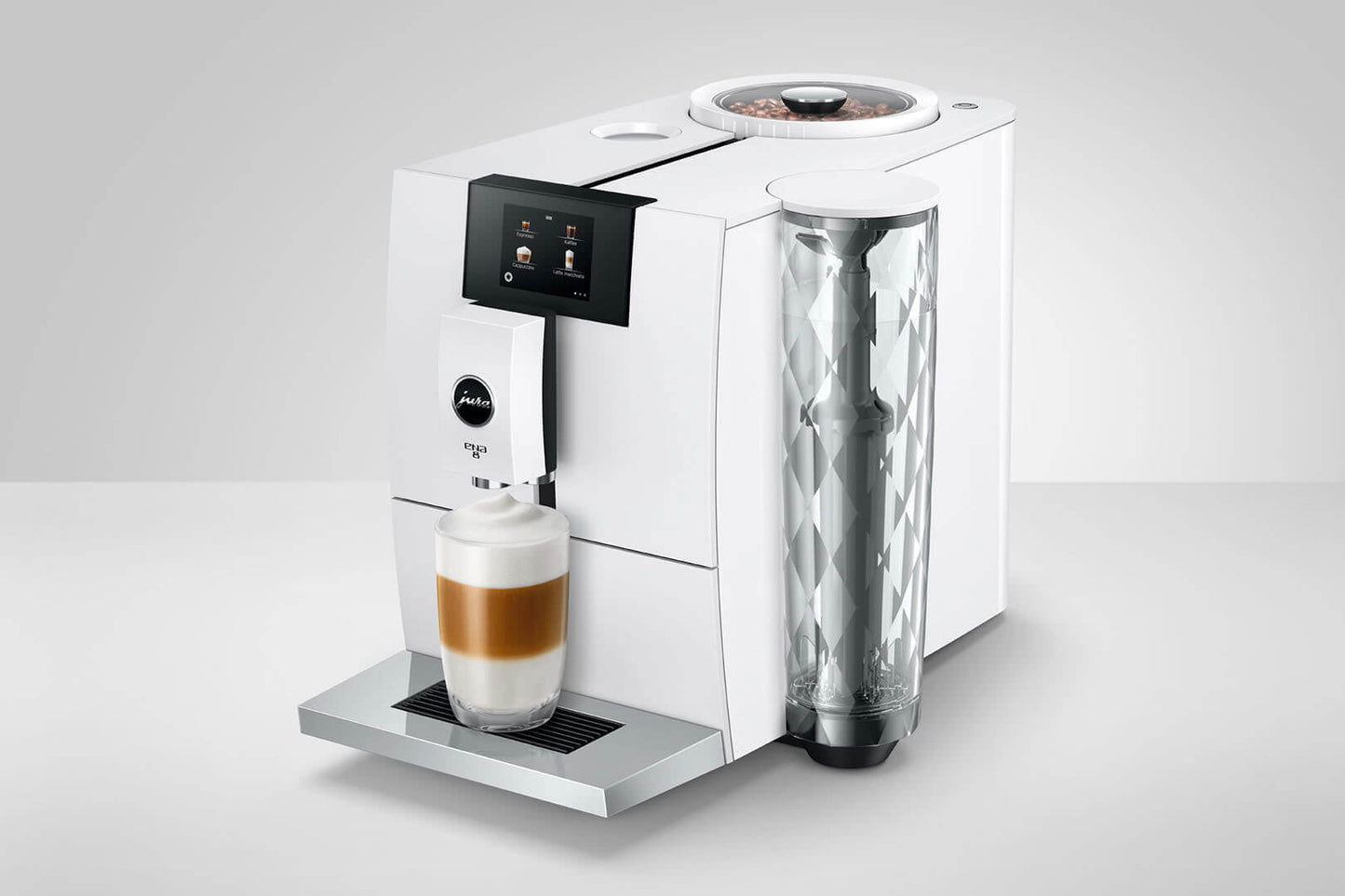 JURA ENA 8 15509 White Bean-to-Cup Coffee Machine