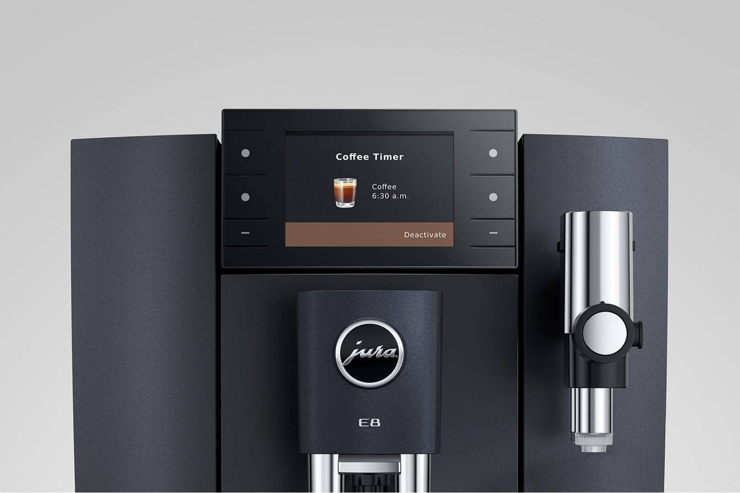 JURA E8 15840 Cosmic Black Bean-to-Cup Coffee Machine