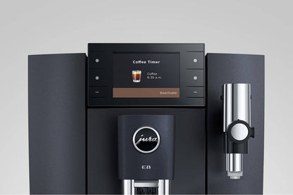 JURA E8 15840 Cosmic Black Bean-to-Cup Coffee Machine