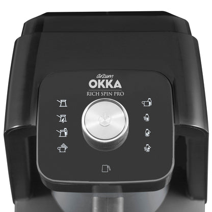 Arzum Okka Rich Spin Pro Turkish Coffee and Hot Beverage Maker, Velvetiser, Milk Frother