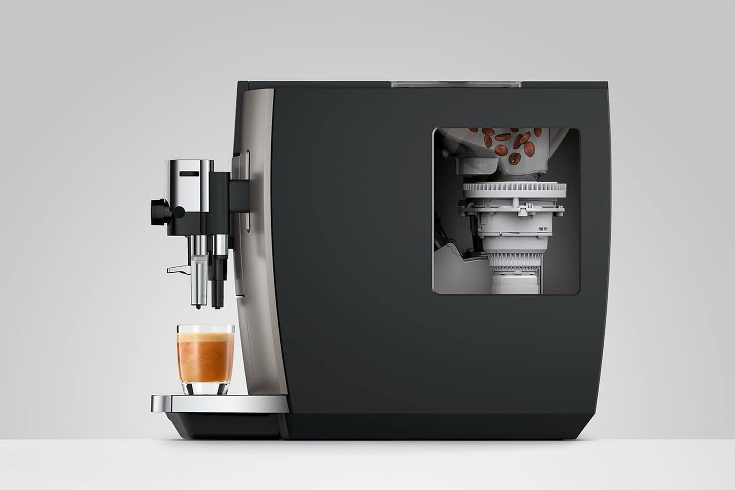 JURA E8 15721 Midnight Silver Bean-to-Cup Coffee Machine