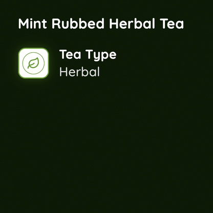 Mint Rubbed Herbal Tea