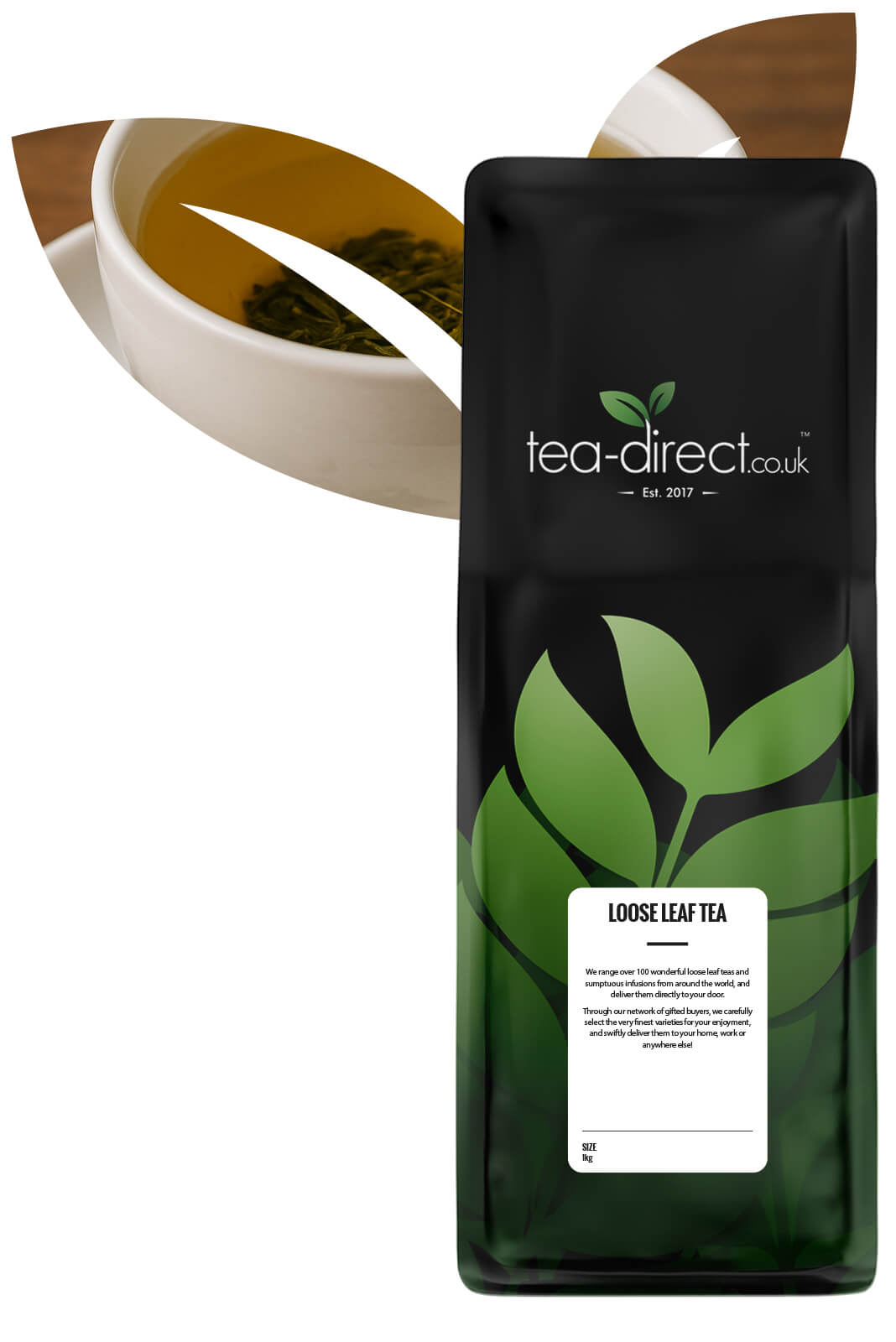 Cen Tea Sencha Genmai Cha Tea – Coffee-Direct.co.uk