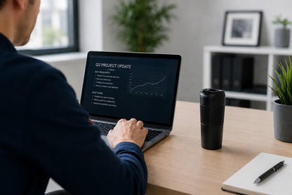 Coffee Travel Mug - White