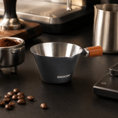 100ml Espresso Measuring Cup with Wooden Handle