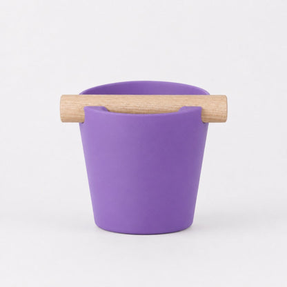Nordic Espresso Knock Box with Oak Bar