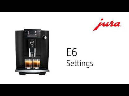 JURA E6 15805 Piano Black Bean-to-Cup Coffee Machine