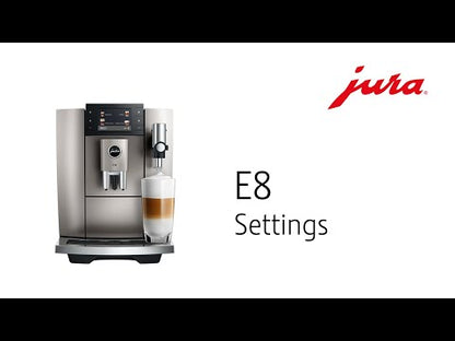 JURA E8 15841 Piano White Bean-to-Cup Coffee Machine