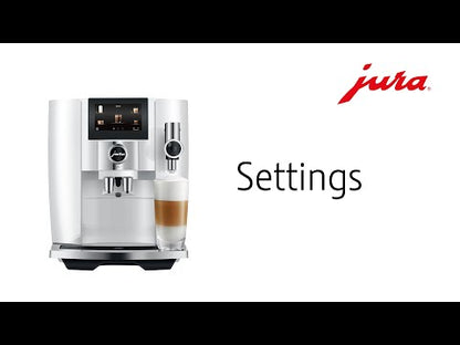 JURA J8 15471 Midnight Silver Bean-to-Cup Coffee Machine