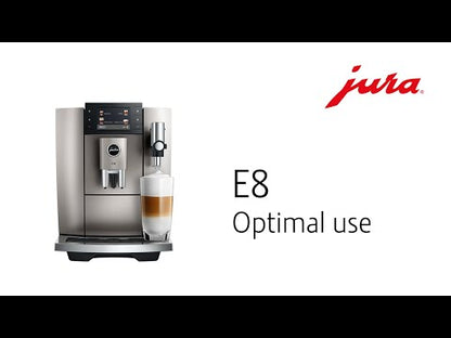 JURA E8 15841 Piano White Bean-to-Cup Coffee Machine