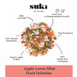Suki Apple Loves Mint Pyramid Tea Bags