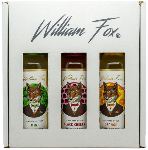 William Fox Hot Chocolate Syrup Selection Pack